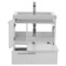 Small Bathroom Vanity, Wall Mounted, 23